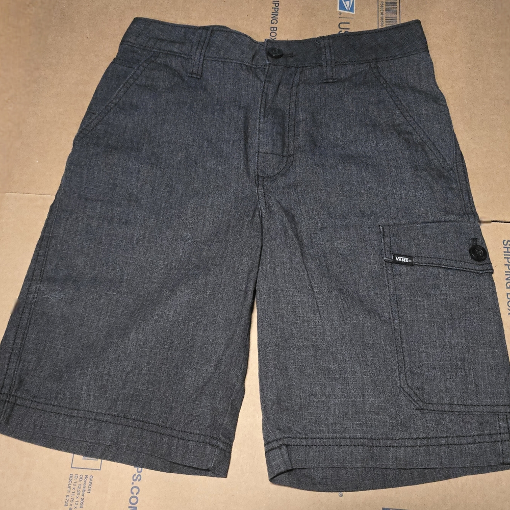 Vans Boy’s Charcoal Gray Cargo Shorts